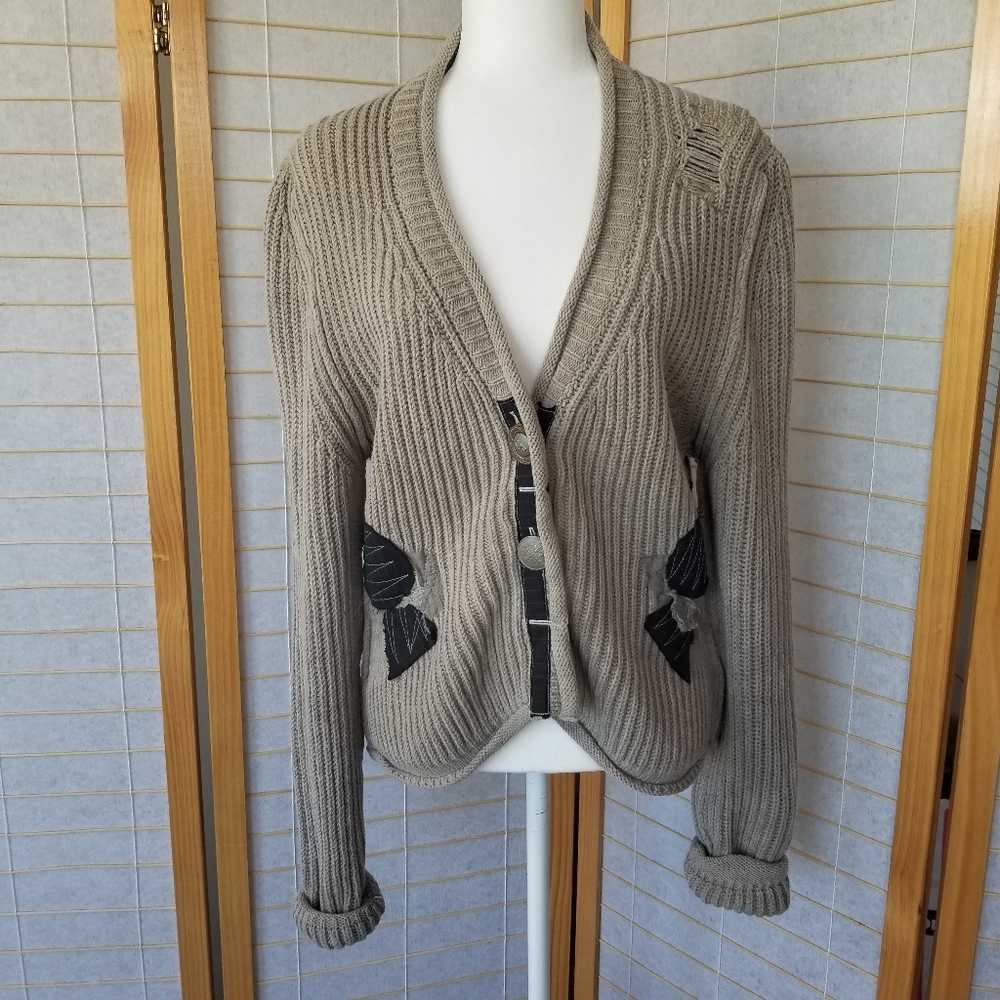 Elisa Cavaletti Embellished Granny Cardigan